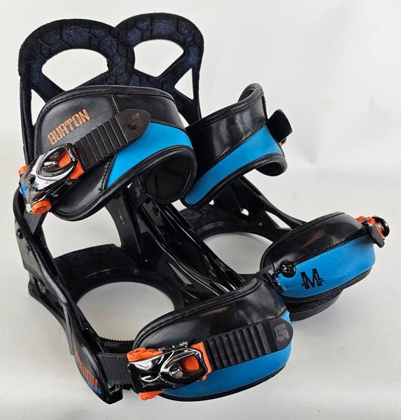 Used $150 Kids Burton Mission Smalls Snowboard Bindings Size Kids