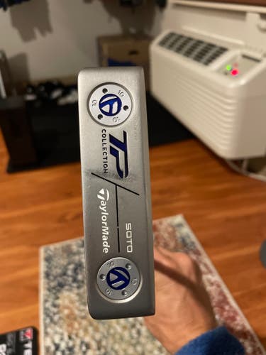 Men's TaylorMade Blade TP HYDROBLAST SOTO Right Handed Putter Steel 35 inch