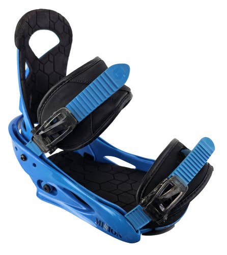 Used $150 Kids Burton Mission Smalls Snowboard Bindings Size Kids 4-7 w/Hardware