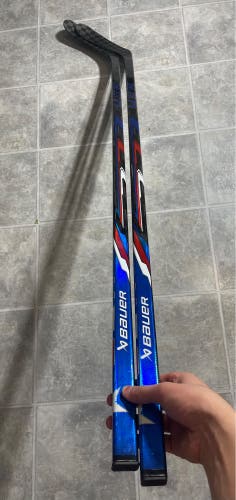 2 Pack Custom USA Bauer Fuse Left Hand Hockey Stick P28 77 Flex (New)