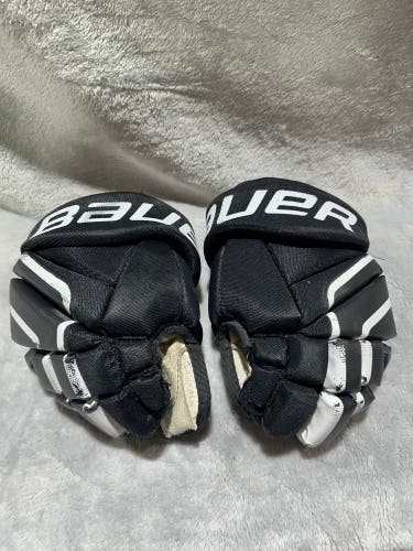 Black Junior Bauer Vapor 1X Lite Gloves 10" (Used)