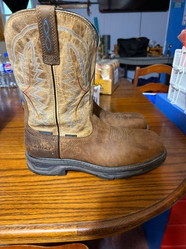 Ariat work hog XT composite toe, waterproof boots.