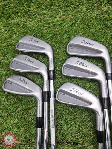 2025 TITLEIST T100/150 IRON SET 4-9 XSTIFF TT DYNAGOLD TOUR ISSUE VERYGOOD