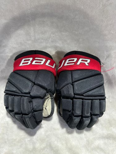 Black Junior Bauer Vapor Team Gloves 12" (Used)
