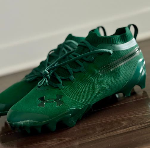 Under Armour Spotlight Suede Pro MC Football Cleats Green sz 11 *NEW* 6000074