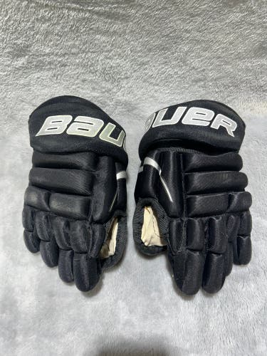 Black Youth Bauer Prodigy Gloves 9" (Used)