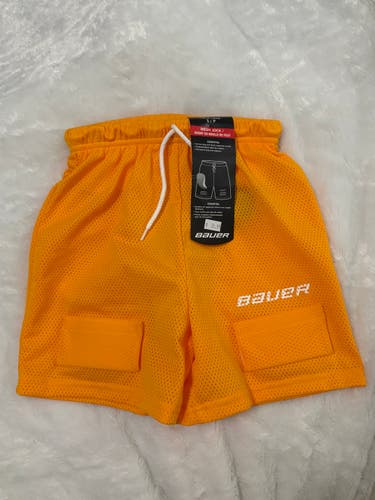 NWT Bauer Essential Mesh Jock Shorts Youth S/P