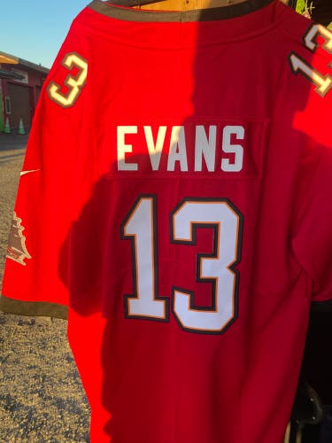 Red Large Adult Unisex Nike Jersey (New) Mike Evan’s