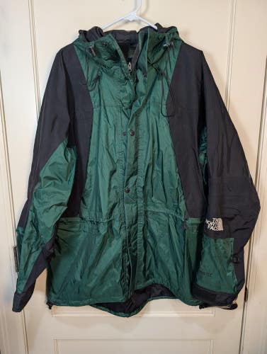Vintage The North Face Gore Tex Mountain Light Zip Rain Snow Jacket Men's XL