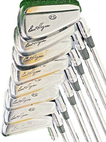 Ben Hogan PC Forged Iron Set 3-PW RH Apex 4 Stiff Steel 5i 38" Nice Jumbo Grips