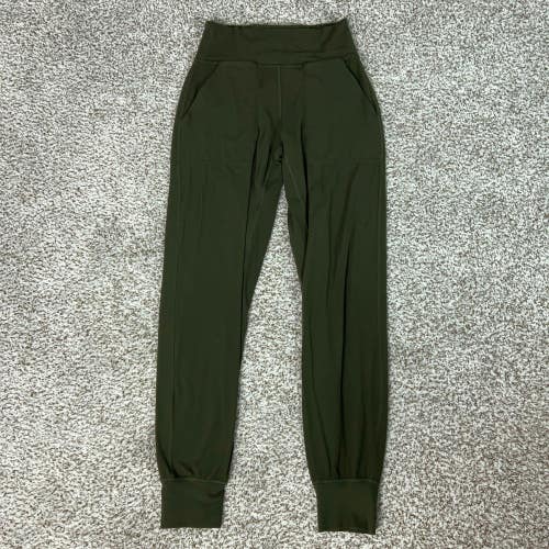 Lululemon Pants Women 4 Green Athleisure High Waisted Align Jogger Athletic Yoga