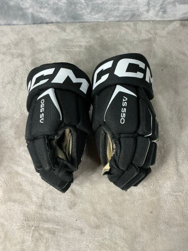 Black Junior CCM Tacks AS-580 Gloves 10" (Used)