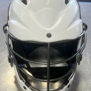 Used Cascade CS-R Lacrosse Helmet White One Size 11497-S000162212
