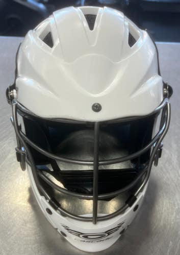 Used Cascade CS-R Lacrosse Helmet White One Size 11497-S000162212