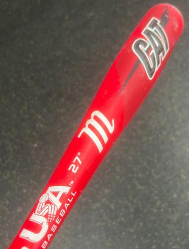 Used Marucci CAT BB/SB USA 2 5/8 Bat 27" 11497-S000162204