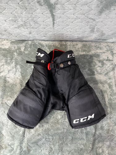 Black Youth Large CCM 90 Hockey Pants (Used)