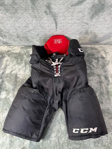 Black Senior Small CCM JetSpeed FT370 Hockey Pants (Used)