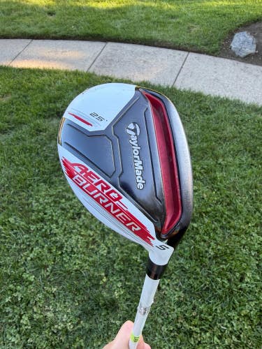 TaylorMade AeroBurner 5 Hybrid 25 Matrix Speed Rul-Z Senior Flex 39.5" +HC