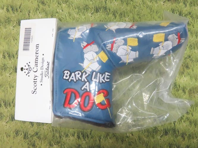 NEW in BAG * Cameron BARK LIKE A DOG Blade Putter Headcover
