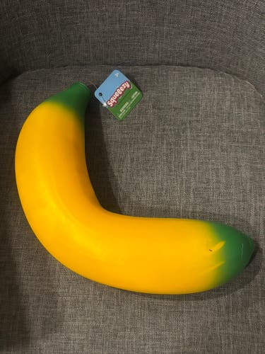 Squeezy Squishy Banana Fidget Toy Brand New