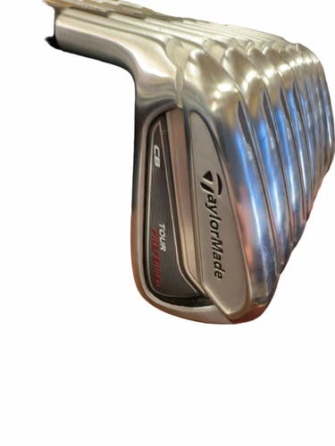 TaylorMade Tour Preferred CB Iron Set (4-PW, AW) with KBS Steel Shafts