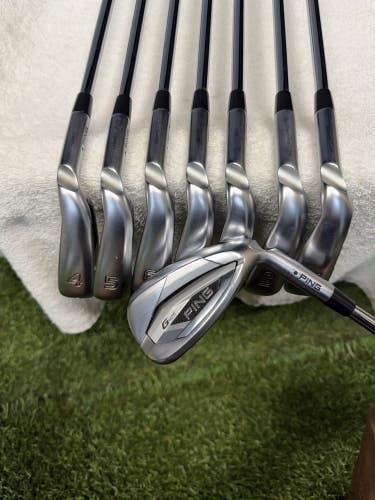 Ping G425 Iron Set (4-Pw,Gw) Black Dot AWT 2.0 Regular Flex Shaft RH