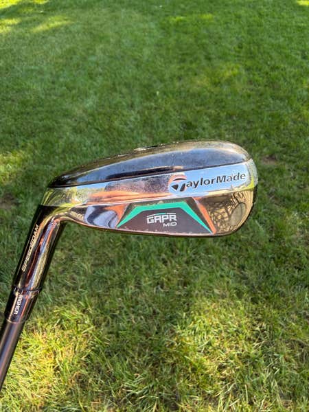 TaylorMade GAPR MID 4-Iron KBS Hybrid 80 Stiff Flex Lefty 39.5