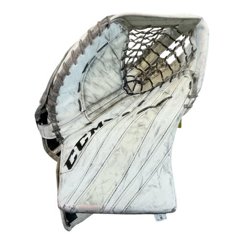 Used CCM EFLEX 5.9 Senior Goalie Catcher White 11873-S000245817