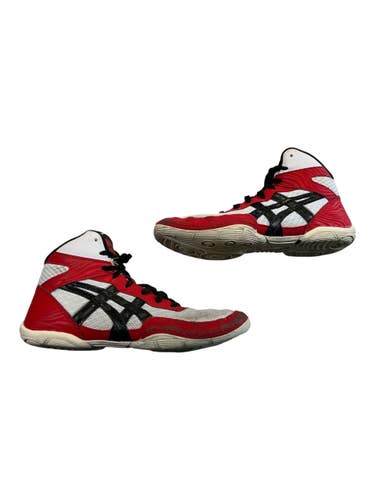 Used Asics Wrestling Shoes Red Junior 03.5 11873-S000247419