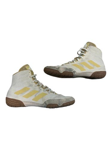 Used Adidas Wrestling Shoes White Senior 10.5 11873-S000249279