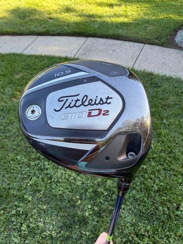 Titleist 910 D2 Driver 10.5 Project X 7C3 Stiff Flex 44.75" +HC NICE