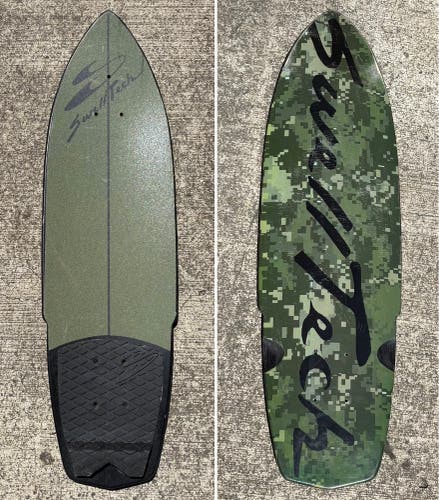 SwellTech Camo longboard Skateboard deck