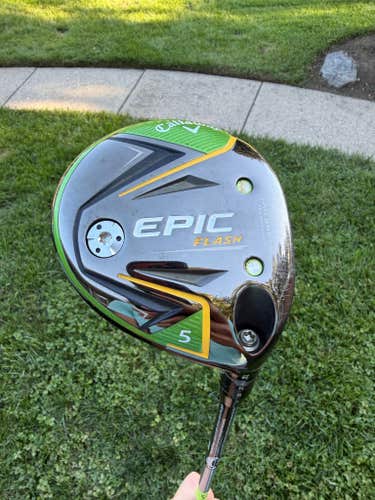 Callaway EPIC Flash 5-Wood 18 Evenflow Senior Flex 42" +HC NICE