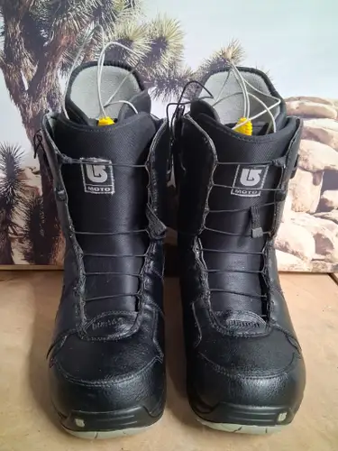 Burton Moto Snowboard Boots Mens 11.5 Black Speed Zone Lacing
