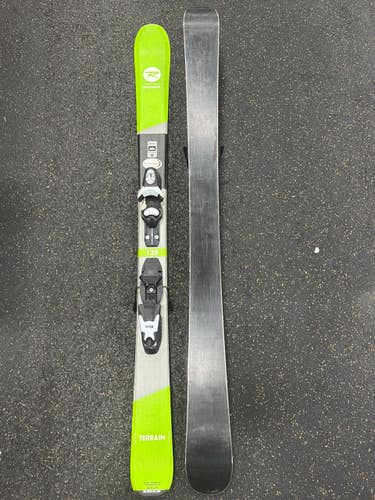 Used Rossignol TERRAIN Boys DH Ski/Binding Green 128 cm 11337-S000498623