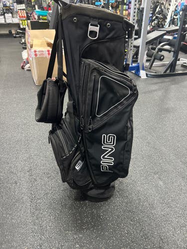 Used Ping STAND BAG Mens Stand Bag Black 11337-S000498581