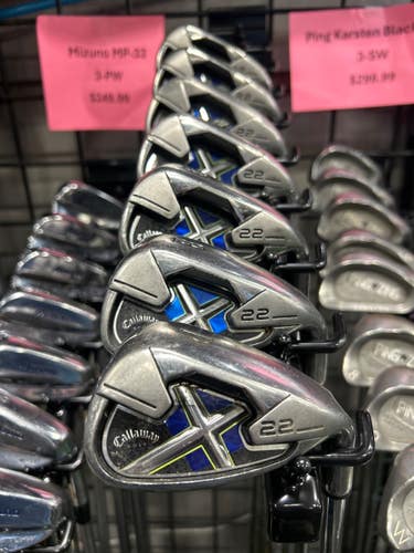 Used Callaway X22 Mens Iron Set RH 4I-PW 11337-S000498580