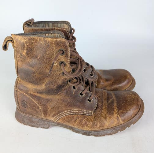 Dr Martens JASPER Airwair Boots Women's Size: 8 Brown Leather Distressed Comfort