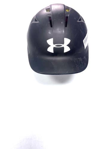 Used Under Armour 5 7/8 - 6 3/4 Batting Helmet No Mask Black One Size 11860-S000316943