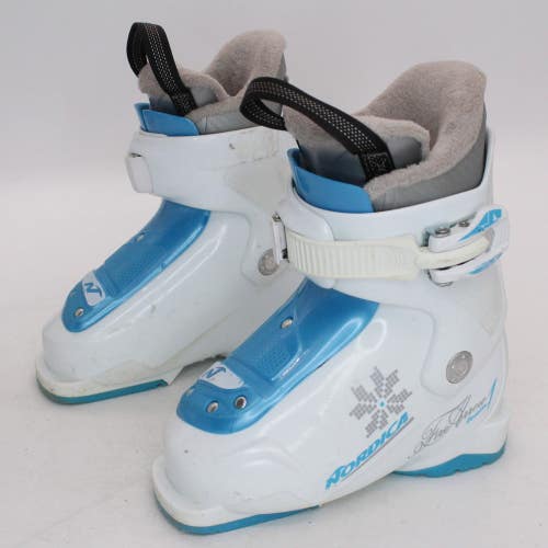 Nordica Fire Arrow Team 1 Kids Ski Boots - Size 10 / Mondo 16 Used