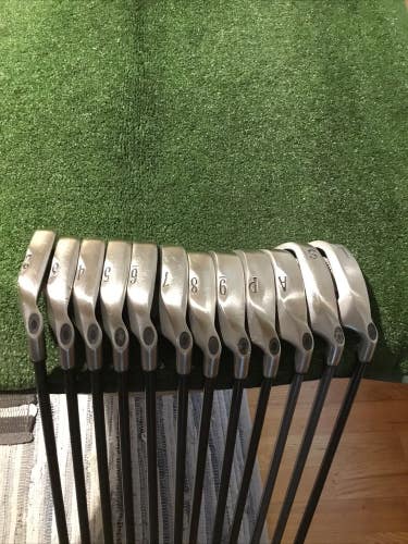 Callaway 1996 Big Bertha Irons Set 2-PW-GW-SW-LW Firm RCH 96 Graphite Shaft READ