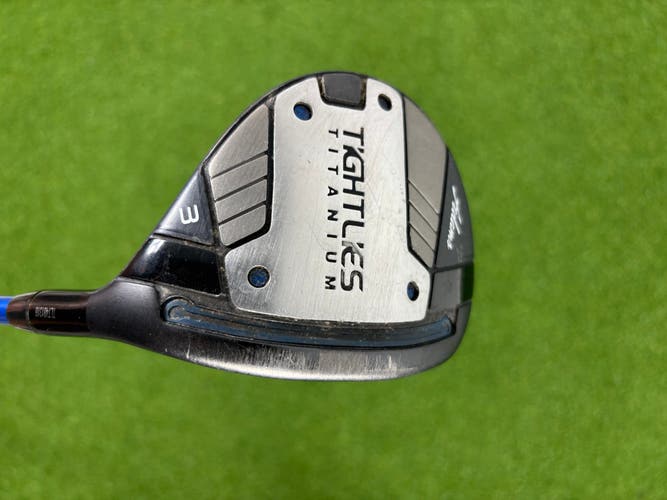 Adams Tight Lies Titanium 3 Wood RH Bassara E55 Regular Graphite Golf Pride