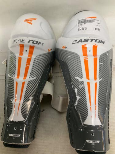 Used Easton M3 Junior Shin Guards White 11" 11823-S000042335