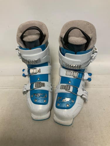 Used Nordica FIREARROW TEAM 3 Girls DH Ski Boot White 200 MP - Y13.5 11823-S000042319