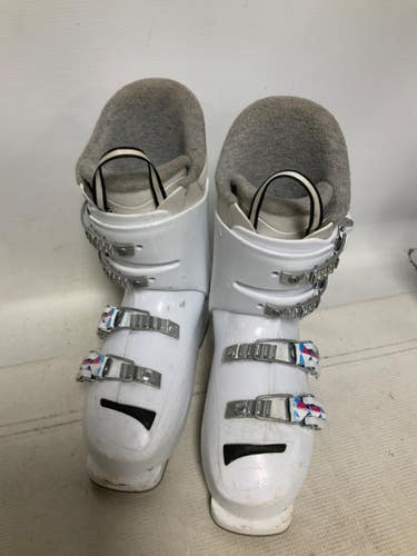 Used Rossignol FUN GIRL Girls DH Ski Boot White 235 MP - J05.5 - W06.5 11823-S000042318