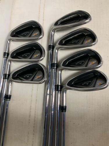 Used Callaway X2 HOT Mens Iron Set LH 6I-GW/AW 11823-S000042295