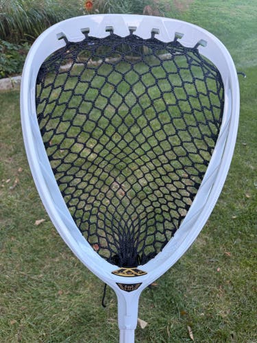 Brand New Warrior Answer Goalie Head – Custom Strung, Dynasty 12 Diamond Hex Mesh