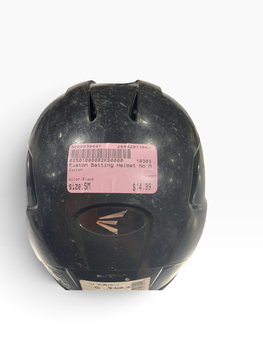 Used Easton Batting Helmet No Mask Black SM 11847-S000039447