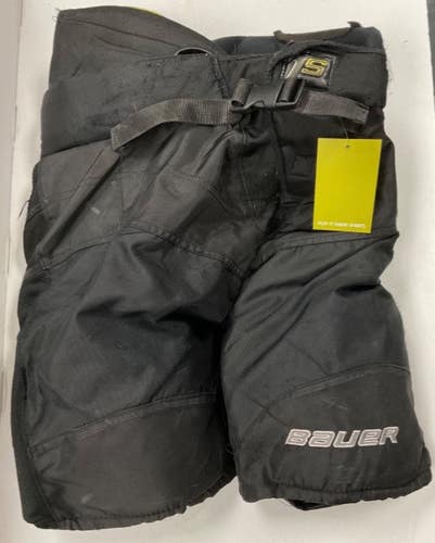 Used Bauer SUPREME 1S Junior Pant Black And Yellow LG 11855-S000211316