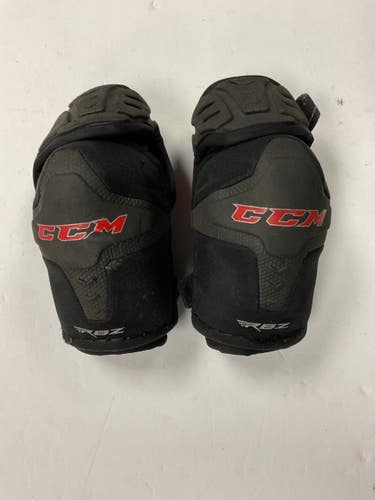 Used CCM RBZ 130 Junior Elbow Pads Black And Red MD 11855-S000211306
